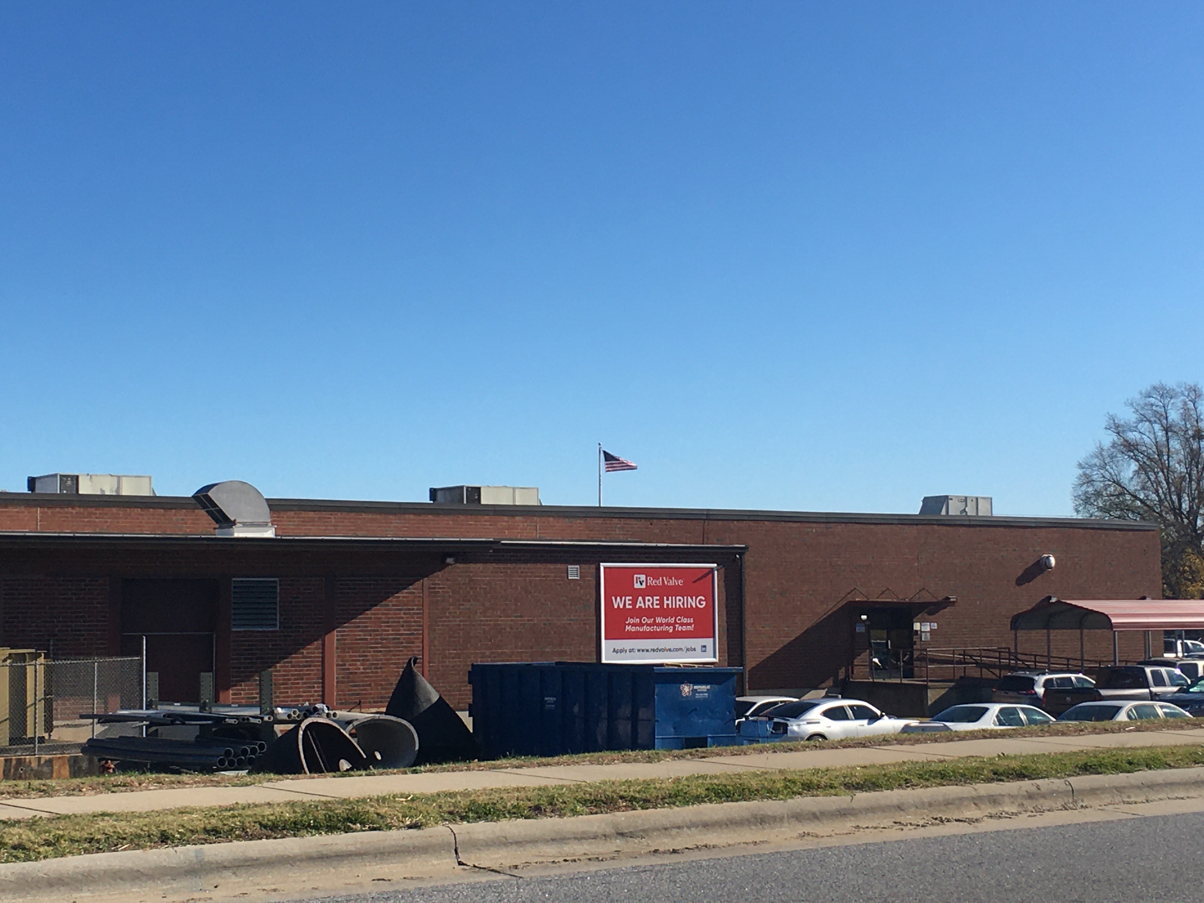 Commercial HVAC on Manufacturing Building