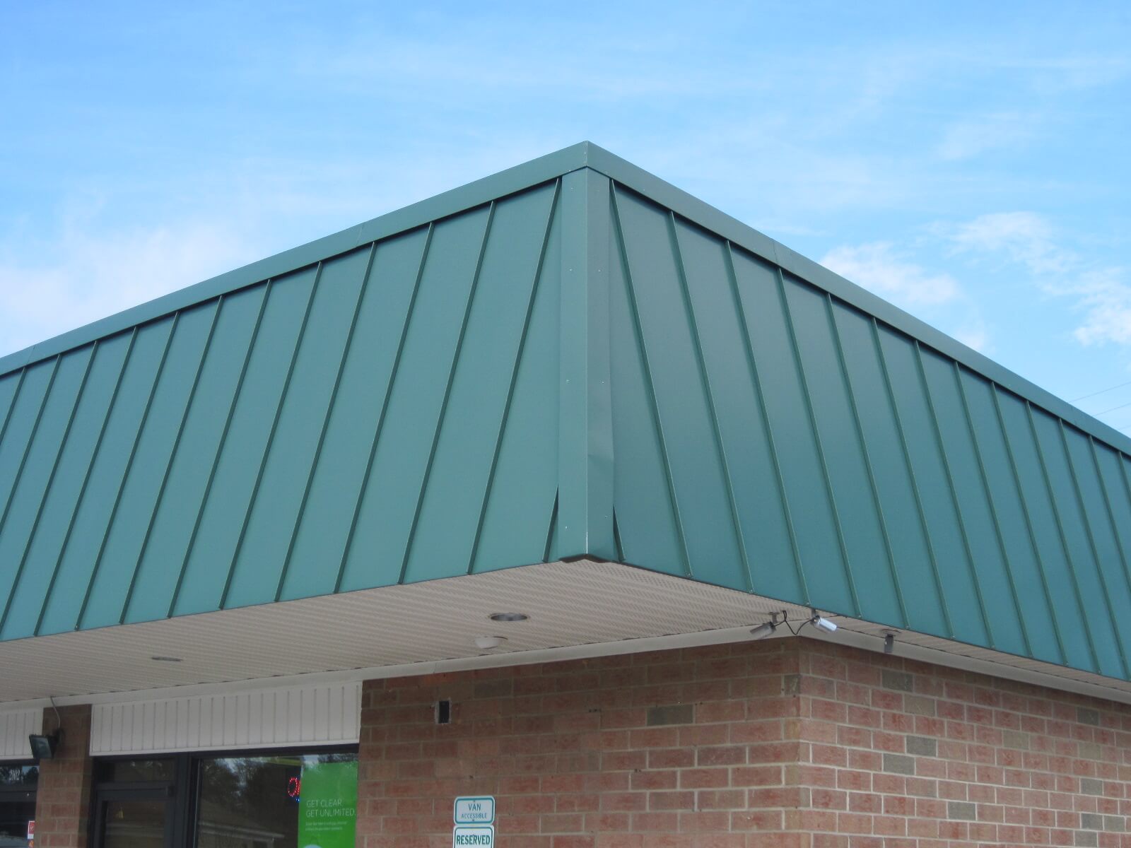 Green Metal Roofing